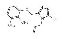 4-烯丙基-5-[(2,3-二甲基苯氧基)甲基]-4H-1,2,4-噻唑-3-硫醇图片