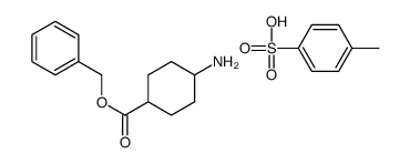 CIS-4-(BENZYLOXYCARBONYL)CYCLOHEXYLAMMONIUM TOSYLATE Structure