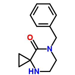 7-Benzyl-4,7-diazaspiro[2.5]octan-8-one结构式