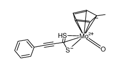 [(η5-C5H4Me)Mo(O)(η3-S2CCCPh)] Structure