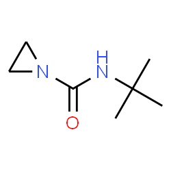 1-Aziridinecarboxamide,N-(1,1-dimethylethyl)-(9CI) Structure