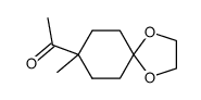 1-(8-methyl-1,4-dioxa-spiro[4.5]dec-8-yl)-ethanone结构式