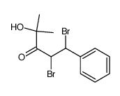 4,5-Dibromo-2-hydroxy-2-methyl-5-phenyl-3-pentenone Structure