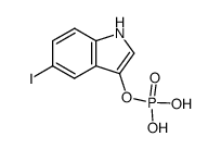 5-iodo-3-indoxyl-phosphate Structure