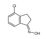 4-chloro-1-indanone oxime Structure