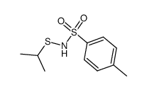 S-isopropyl-N-p-tolylsulphonylsulphenamide Structure