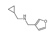 3-Furanmethanamine,N-(cyclopropylmethyl)-(9CI) structure