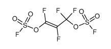 (E)-tetrafluoropropenediyl 1,3-bis(fluorosulfate)结构式