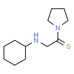 Pyrrolidine,1-[2-(cyclohexylamino)-1-thioxoethyl]- (9CI)结构式