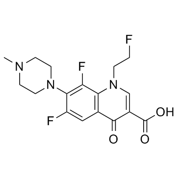 氟罗沙星结构式