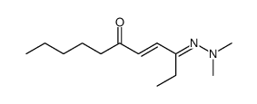 4-Undecen-3,6-dion-3-dimethylhydrazon Structure