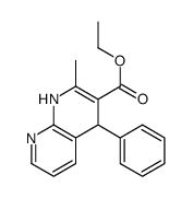 ethyl 2-methyl-4-phenyl-1,4-dihydro-1,8-naphthyridine-3-carboxylate结构式