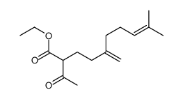 ethyl 2-acetyl-9-methyl-5-methylidenedec-8-enoate结构式