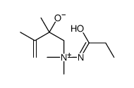 1-[dimethyl-(propanoylamino)azaniumyl]-2,3-dimethylbut-3-en-2-olate Structure