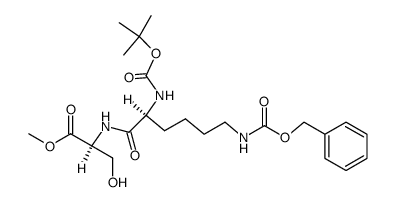 Boc-Lys(Z)-Ser-OMe Structure