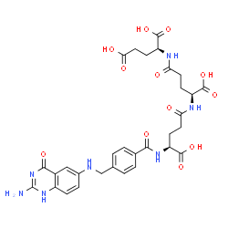 5,8-dideazaisopteroyl triglutamate structure