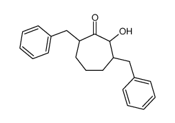 3,7-dibenzyl-2-hydroxy-cycloheptanone Structure