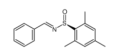 (S)-(+)-N-(benzylidene)-2,4,6-trimethylbenzenesulfinamide结构式