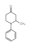 1-正苯基-2-甲基-4-哌啶酮结构式