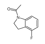 1-(4-fluoro-2,3-dihydro-1H-indol-1-yl)-Ethanone结构式