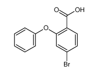 4-bromo-2-phenoxy-benzoic acid Structure