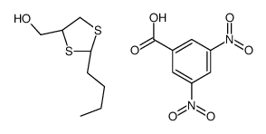 [(2R,4S)-2-butyl-1,3-dithiolan-4-yl]methanol,3,5-dinitrobenzoic acid结构式