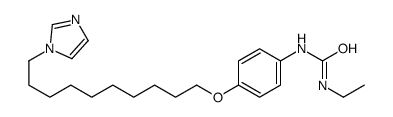 1-ethyl-3-[4-(10-imidazol-1-yldecoxy)phenyl]urea Structure