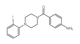 (4-AMINOPHENYL)[4-(2-FLUOROPHENYL)PIPERAZINO]METHANONE Structure