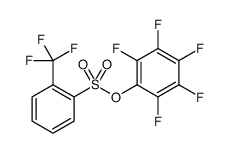 2,3,4,5,6-PENTAFLUOROPHENYL 2-(TRIFLUOROMETHYL)BENZENESULPHONATE Structure