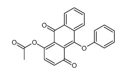 (4,9-dioxo-10-phenoxyanthracen-1-yl) acetate Structure