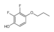 2,3-difluoro-4-propoxyphenol Structure