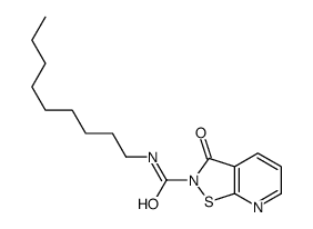 N-nonyl-3-oxo-[1,2]thiazolo[5,4-b]pyridine-2-carboxamide结构式