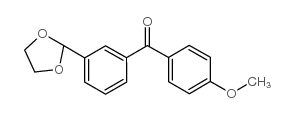 3-(1,3-DIOXOLAN-2-YL)-4'-METHOXYBENZOPHENONE picture