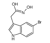 2-(5-bromo-1H-indol-3-yl)-N-hydroxyacetamide Structure