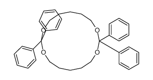 2,2,10,10-tetraphenyl-1,3,9,11-tetraoxacyclohexadecane Structure