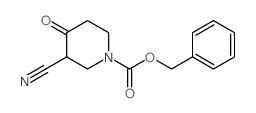 Benzyl 3-cyano-4-oxopiperidine-1-carboxylate Structure