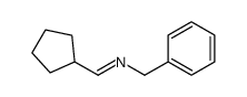 N-benzyl-1-cyclopentylmethanimine Structure