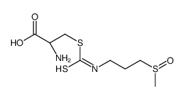 (2R)-2-amino-3-(3-methylsulfinylpropylcarbamothioylsulfanyl)propanoic acid Structure