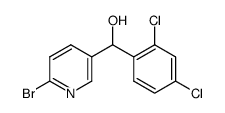 (6-bromopyridin-3-yl)-(2,4-dichlorophenyl)methanol结构式