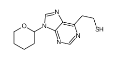 2-[9-(oxan-2-yl)purin-6-yl]ethanethiol Structure