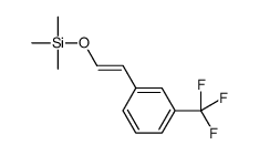 trimethyl-[2-[3-(trifluoromethyl)phenyl]ethenoxy]silane Structure