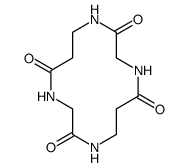 Cyclo(β-alanylglycyl-β-alanylglycyl)结构式