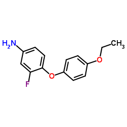 4-(4-Ethoxyphenoxy)-3-fluoroaniline Structure