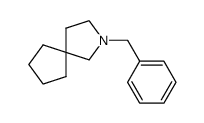 21a2-(phenylmethyl)-2-azaspiro(4.4)nonane Structure