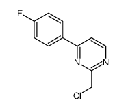 2-(chloromethyl)-4-(4-fluorophenyl)pyrimidine Structure