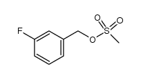 methanesulfonic acid 3-fluoro-benzyl ester结构式