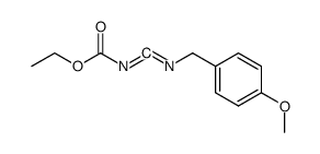 1-(ethoxycarbonyl)-3-(4'-methoxybenzyl)carbodiimide结构式