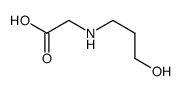 2-(3-hydroxypropylamino)acetic acid Structure