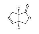 (+)-(1S,5R)-3-oxabicyclo[3.3.0]oct-6-en-2-one结构式