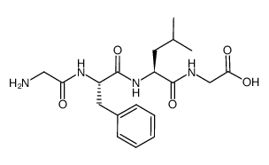 H-Gly-Phe-Leu-Gly-OH结构式